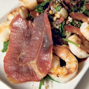Romano's Macaroni Grill's Warm Spinach and Shrimp Salad ($22)
