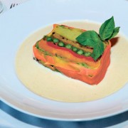 Vegetable Terrine with Thai Green Curry ($25)