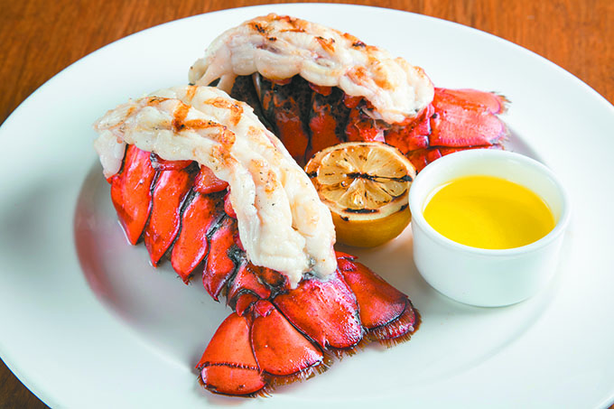 Shor's Two Lobster Tails ($52) Courtesy photo