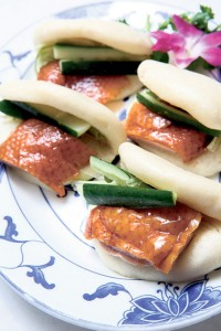 Seafood Village's Roasted Peking Duck with Pancake or Bun ($28 half order, eight pieces) L. FRIEL PHOTO