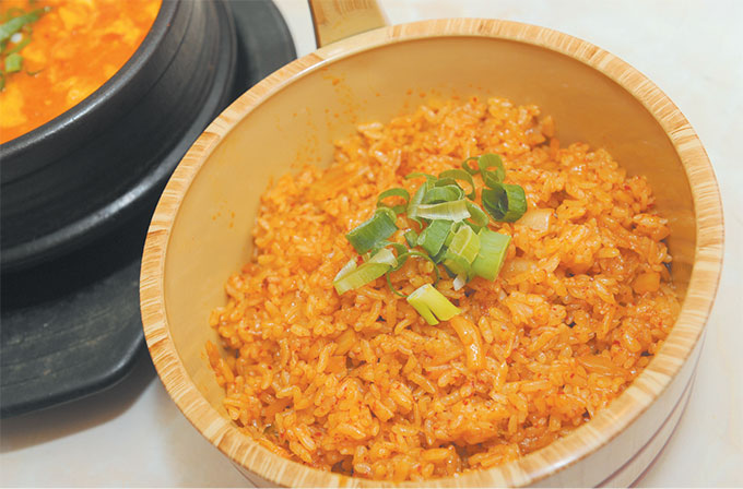Kimchee Fried Rice ($11.95 regular; $8.95 lunch special)