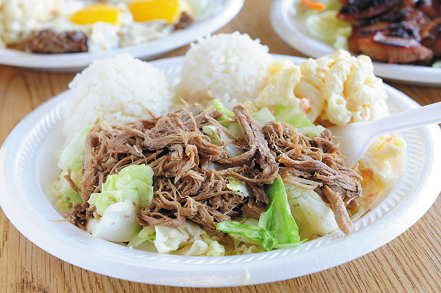 L&L's Kalua Pork with Cabbage ($9.29)