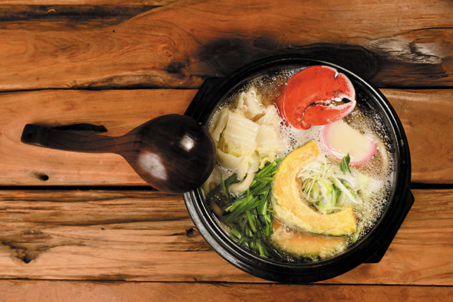Lobster Nabe-yaki Udon ($18.95, special menu item available starting Mother's Day)