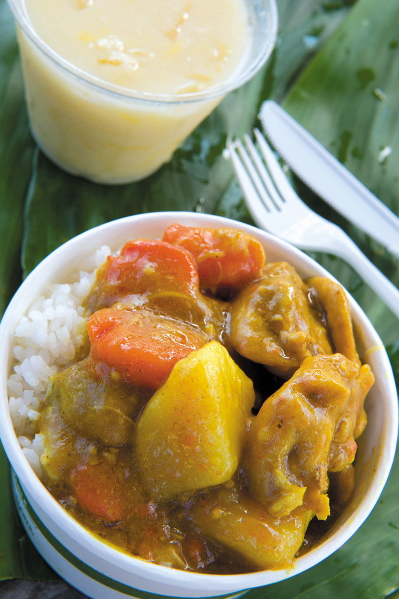 Fijian Curry and Rice ($5). Nathalie Walker photo