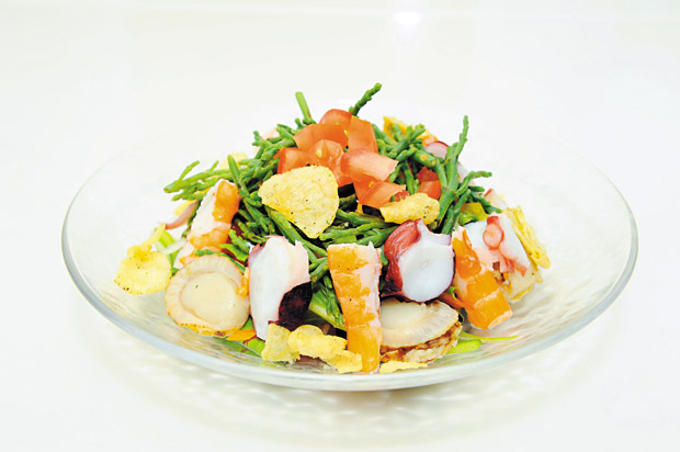 Sea Asparagus Seafood Salad ($8.75)