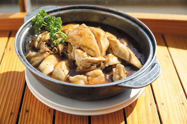 Dynasty Style Po Ling Miso Chicken ($19.95). Bodie Collins photo