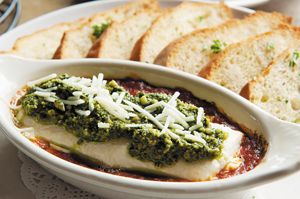 Baked Goat Cheese Dip ($9)