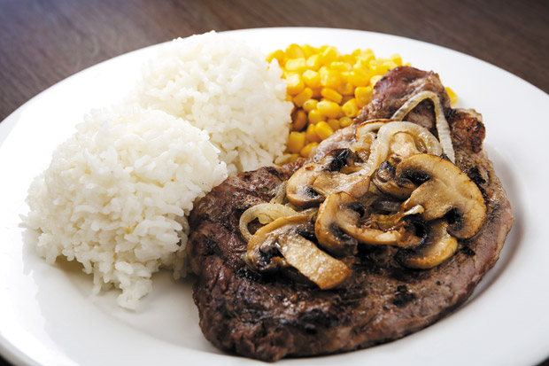 Garlic Rib Steak ($20.90, restaurant only; from Father's Day meal special) 
