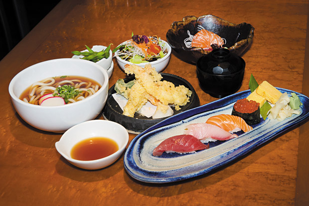 Sushi Teishoku Set ($19.95 Senior Tuesdays, $32.50 regular)