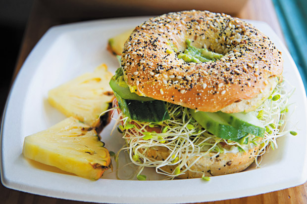 Sprout bagel sandwich ($7.49)