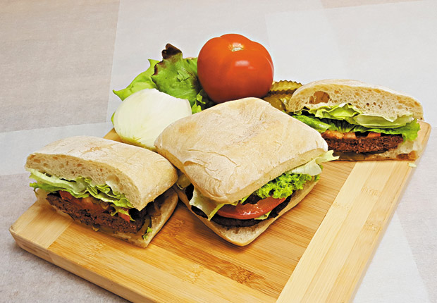 Fendu's Ground Wagyu Beef Sandwich ($11.25) PHOTO COURTESY OF FENDU BOULANGERIE 