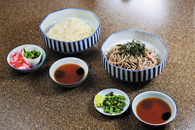 Hiyashi Somen and Zaru Soba noodles ($9.45 each) 