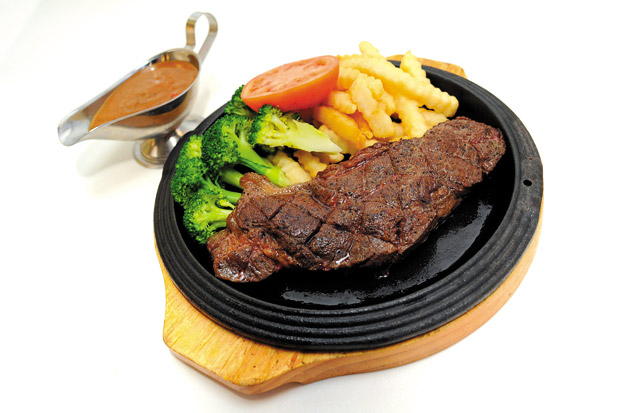 Sizzling Platter New York Steak ($12.50)