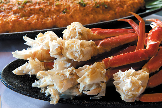 Crab legs are a buffet favorite at Pagoda. FILE PHOTOS
