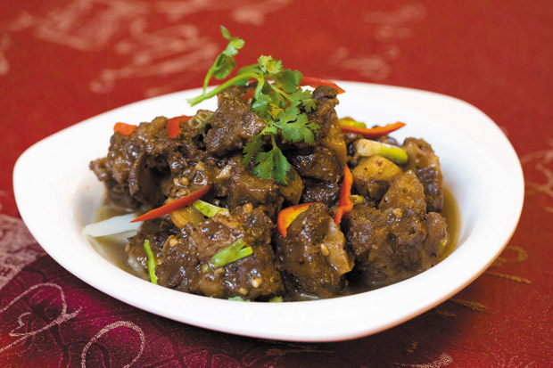 Black Pepper Oxtail with Wine Sauce ($18.95)