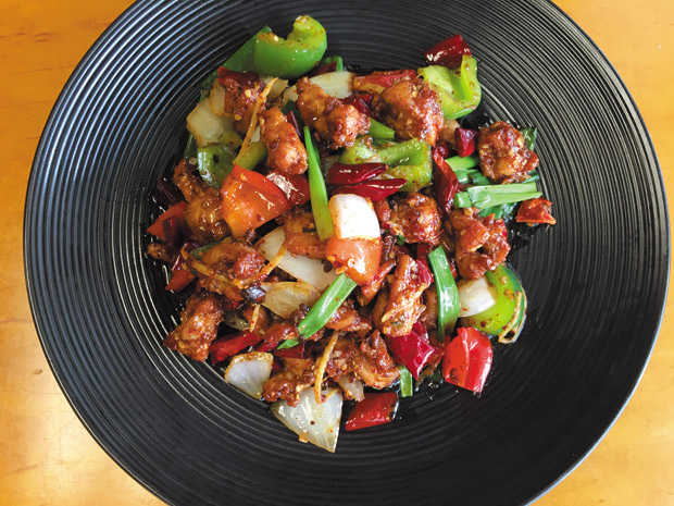 Diced Chicken with Chili Peppers ($12.99)