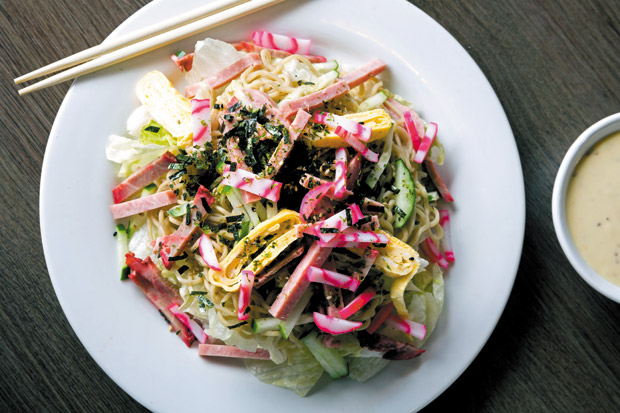 Cold Saimin Salad ($8.50 dine-in restaurants only through Sept. 30)