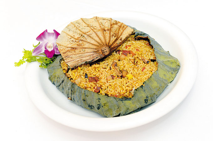 Fried Rice in Lotus Wrap (part of Hydrangea party menu)
