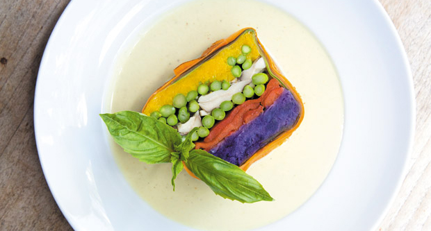Vegetable Terrine with Green Curry