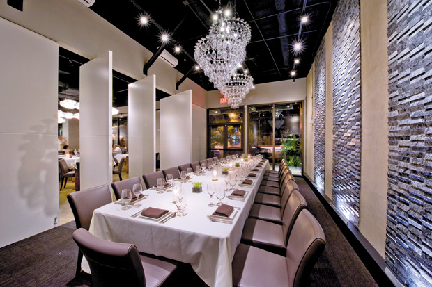 Chef Chai's private dining room