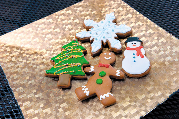 Decorated Holiday Gingerbread Cookies ($3.75 small, $4.75 medium, $6 extra large) 