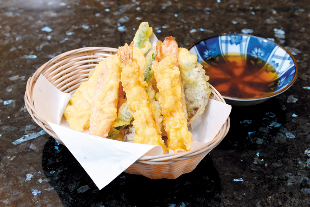 Shrimp and Vegetable Tempura ($14.95 with teishoku set) 