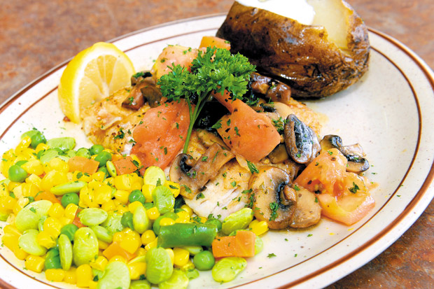 Fresh Catch of the Day ($14.50, New Year's Day menu) 