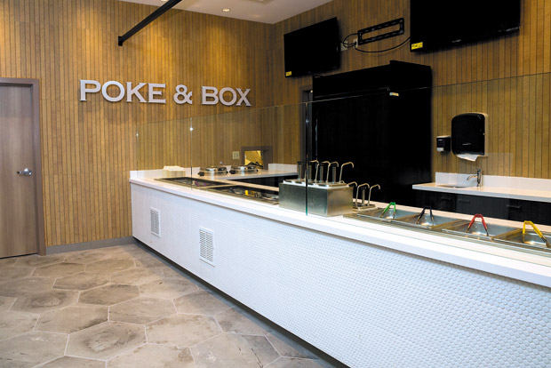 Poke & Box is nestled within Ala Moana's Makai Market Food Court. A. CONSILLIO PHOTO 