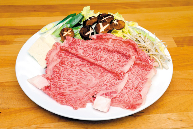 J-Shop's shabu shabu-ready sliced wagyu 