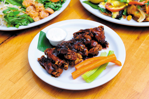 Wings Over Big City ($11.79 regularly; half off during happy hour) 