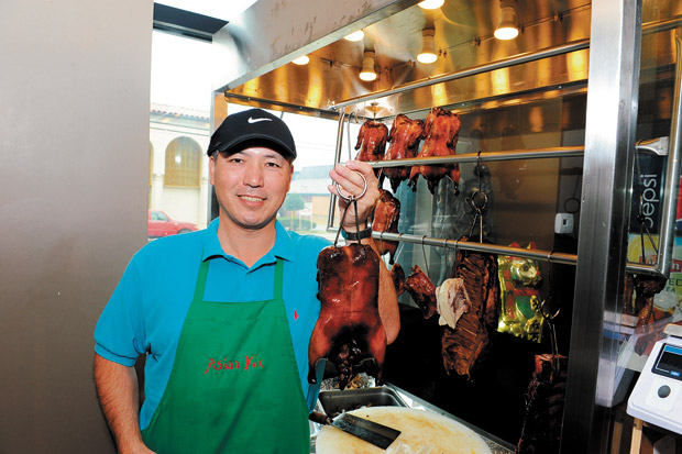 Owner and manager Daniel Leung