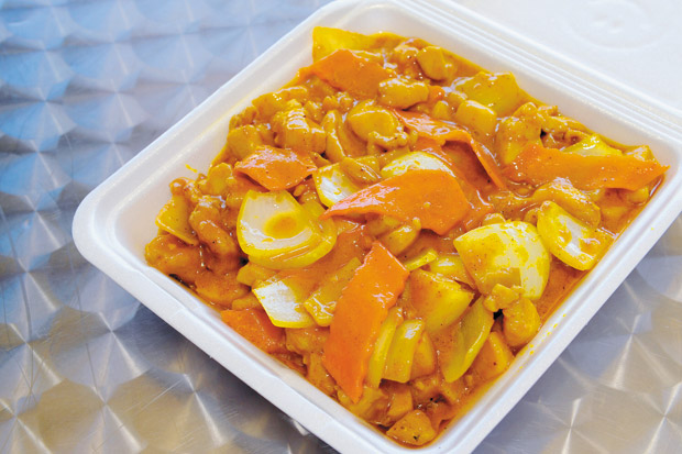 Curry Chicken ($9.50; offthe-menu special)