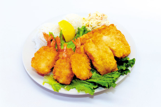 Fish & Shrimp Plate ($11.95)