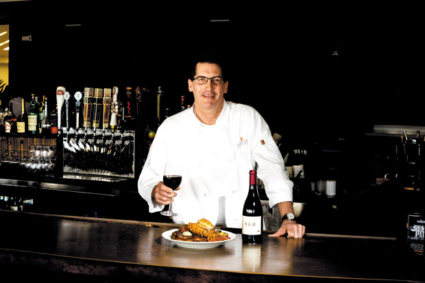 Executive chef Rob McDaniel with New York Steak & Lobster ($65) 