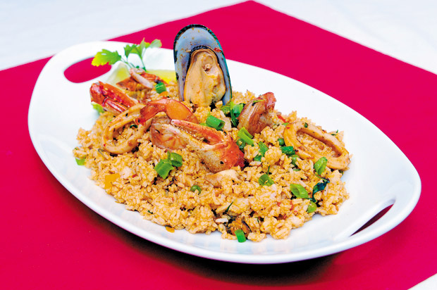 Arroz con Mariscos ($25) from Mimi's Place