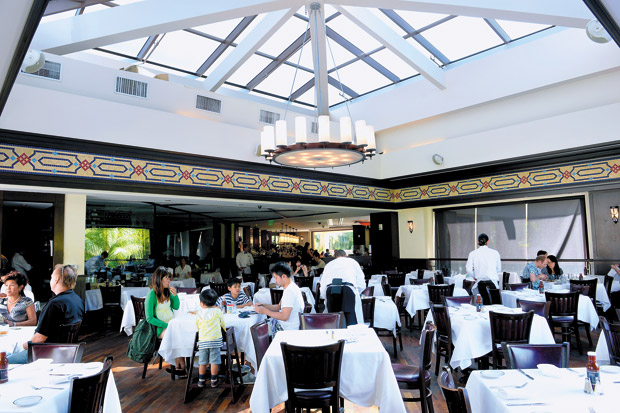 Diners fill up Wolfgang's elegant dining space. 